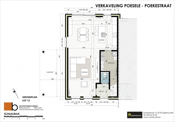 Landelijke, halfopen woning met 3 slaapkamers
