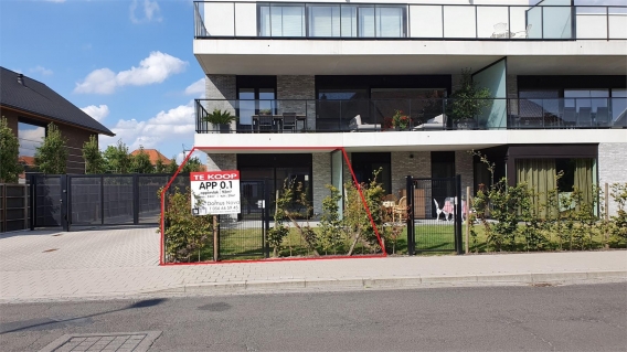 Gelijkvloers appartement te Sint-Eloois-Winkel