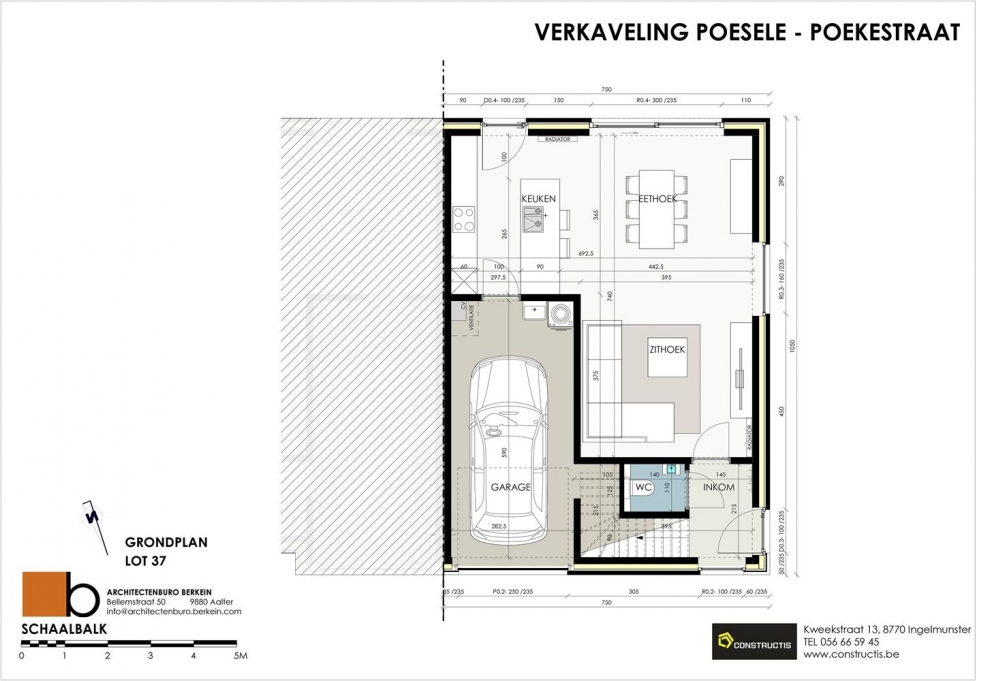 Moderne, halfopen woning met 4 slaapkamers