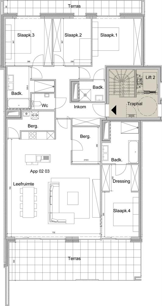 Appartement - Beeklaan 34-36 - 8520 Kuurne