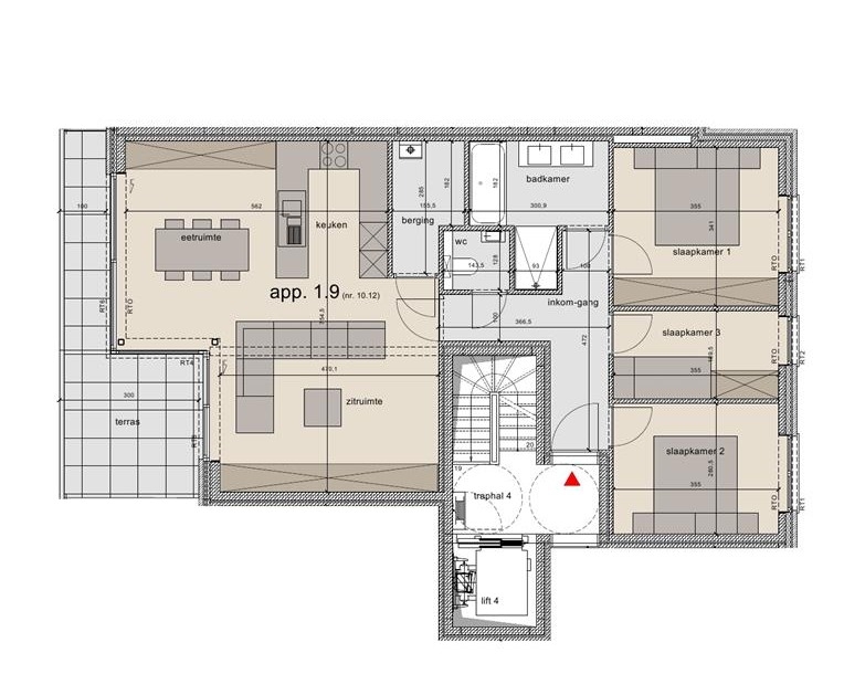 Appartement - Nieuwstraat 12 - 8880 Sint-Eloois-Winkel