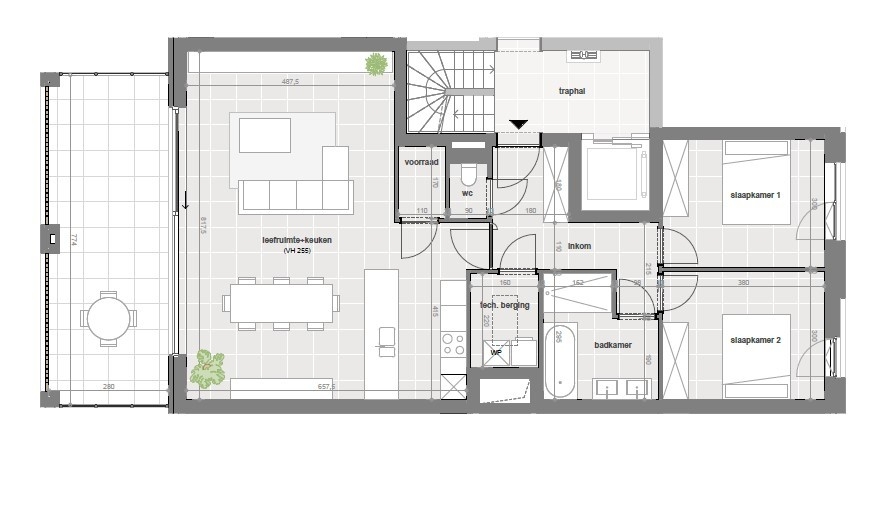 Kuurne - Residentie De Vlashalm 1.2